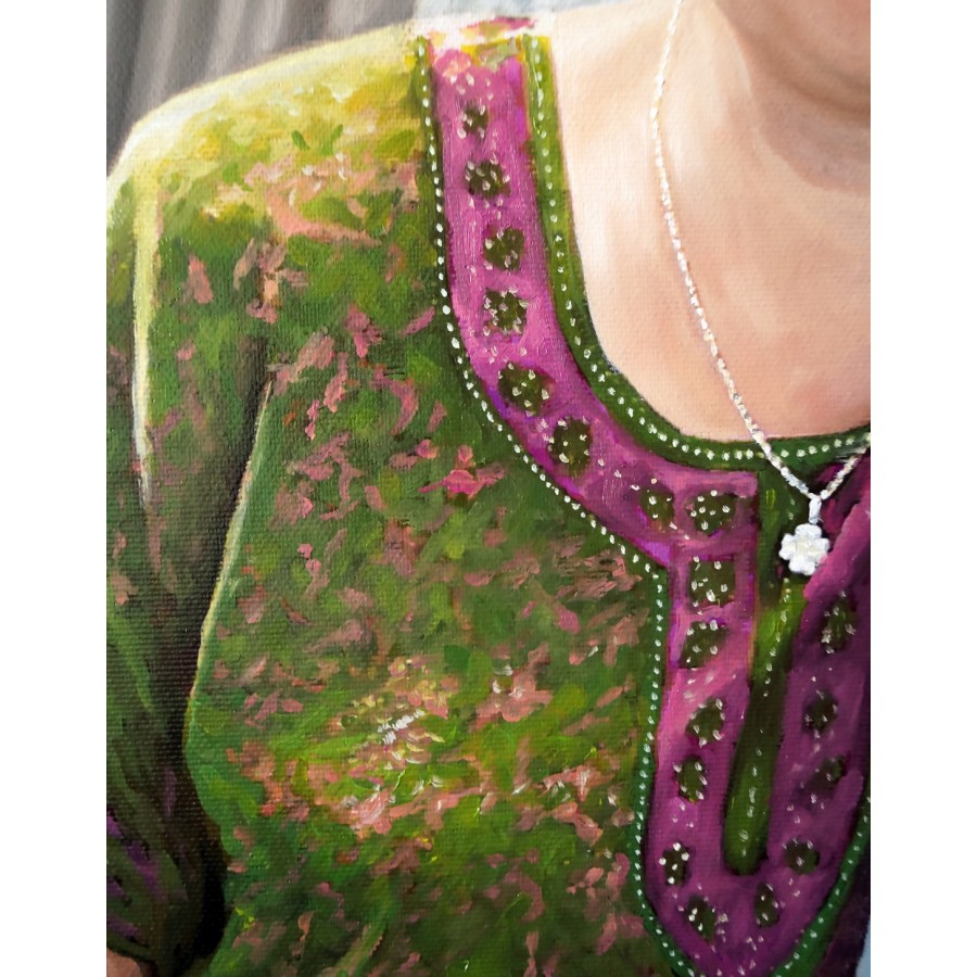 Семейный портрет маслом на заказ